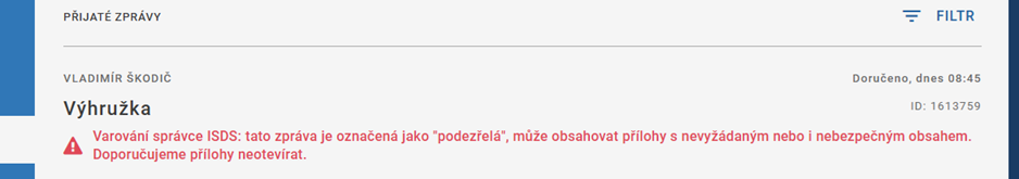 Varování správce ISDS